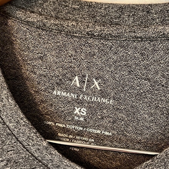 A/X Armani Exchange Slim Fit Crew Neck Pima Cotton Basic Tee - Picture 2 of 6